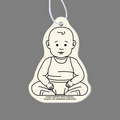 Paper Air Freshener - Sitting Baby Tag W/ Tab